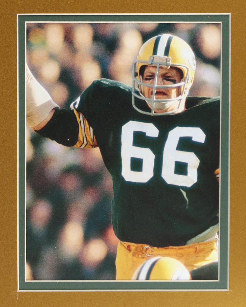 Ray Nitschke Signed Custom Framed Cut Display with Jersey & Vintage Ribbon Pin Inscribed "H.O.F. 1978" (Beckett) at PristineAuction.com Ray Nitschke Signed Custom Framed Cut Display with Jersey & Vintage Ribbon Pin Inscribed "H.O.F. 1978" (Beckett) at PristineAuction.com