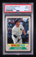 Aaron Judge 2017 Topps Heritage Now and Then #NT10 (PSA 10) at PristineAuction.com