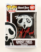 Matthew Lillard & Skeet Ulrich Signed "Ghost Face" #1607 Ghost Face Funko Pop! Vinyl Figure Inscribed "Stu" & "Billy" (Beckett) at PristineAuction.com