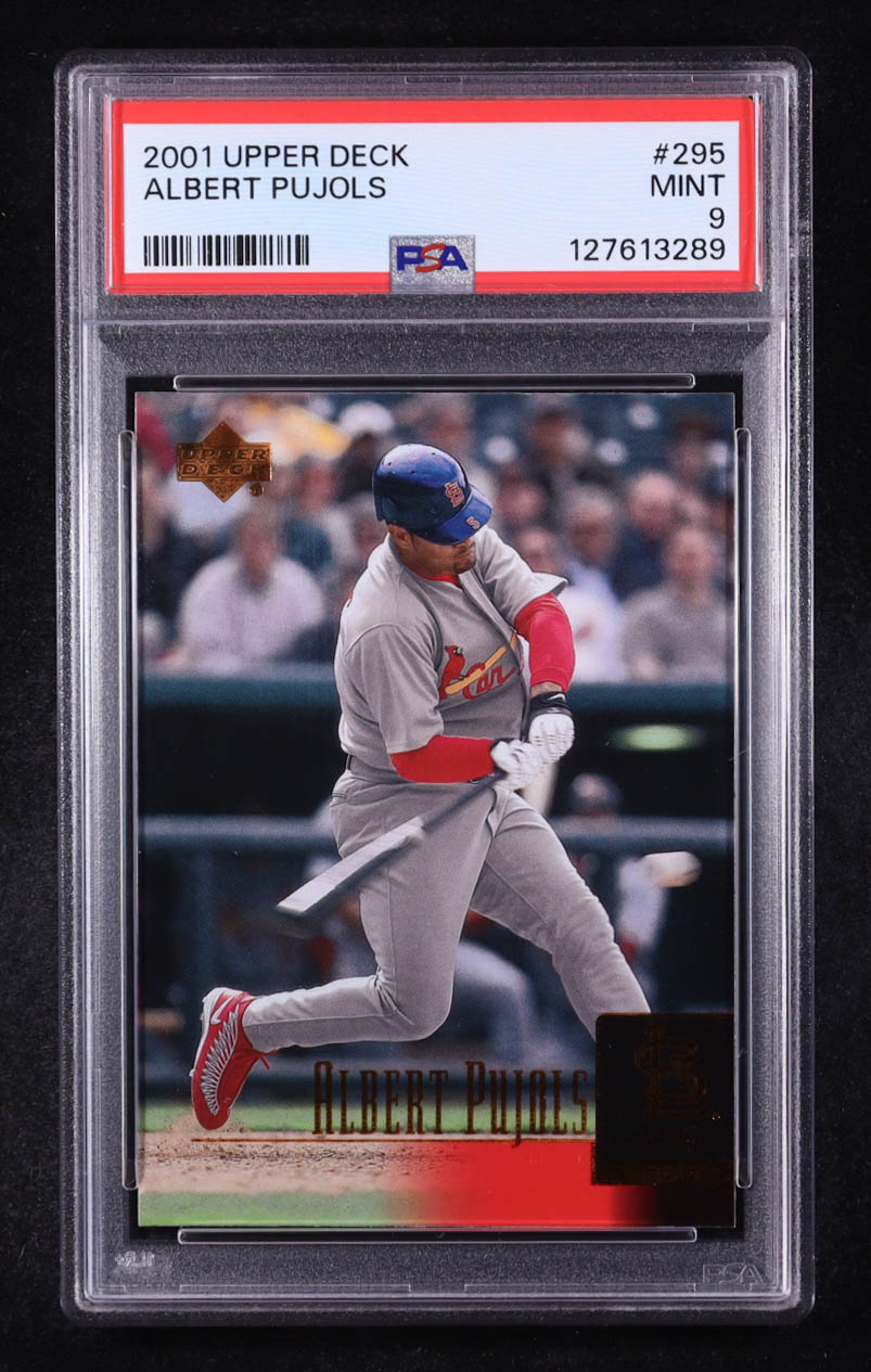 Albert Pujols 2001 Upper Deck SR #295 RC (PSA 9) at PristineAuction.com Albert Pujols 2001 Upper Deck SR #295 RC (PSA 9) at PristineAuction.com