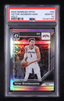 Victor Wembanyama 2024-25 Donruss Optic Holo #45 (PSA 10) at PristineAuction.com