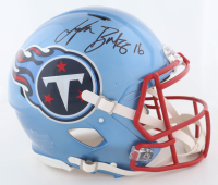 Treylon Burks Signed Titans Full-Size Authentic On-Field Flash Alternate Speed Helmet (Beckett) at PristineAuction.com
