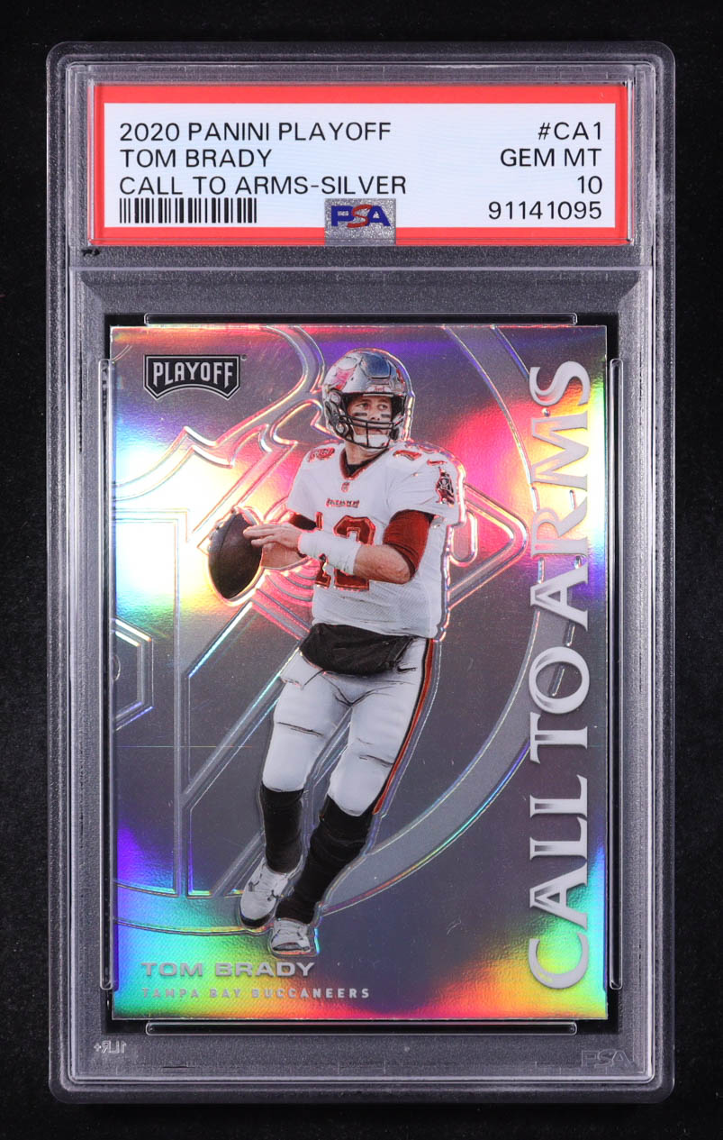Tom Brady 2020 Playoff Call to Arms Silver #1 (PSA 10) at PristineAuction.com Tom Brady 2020 Playoff Call to Arms Silver #1 (PSA 10) at PristineAuction.com