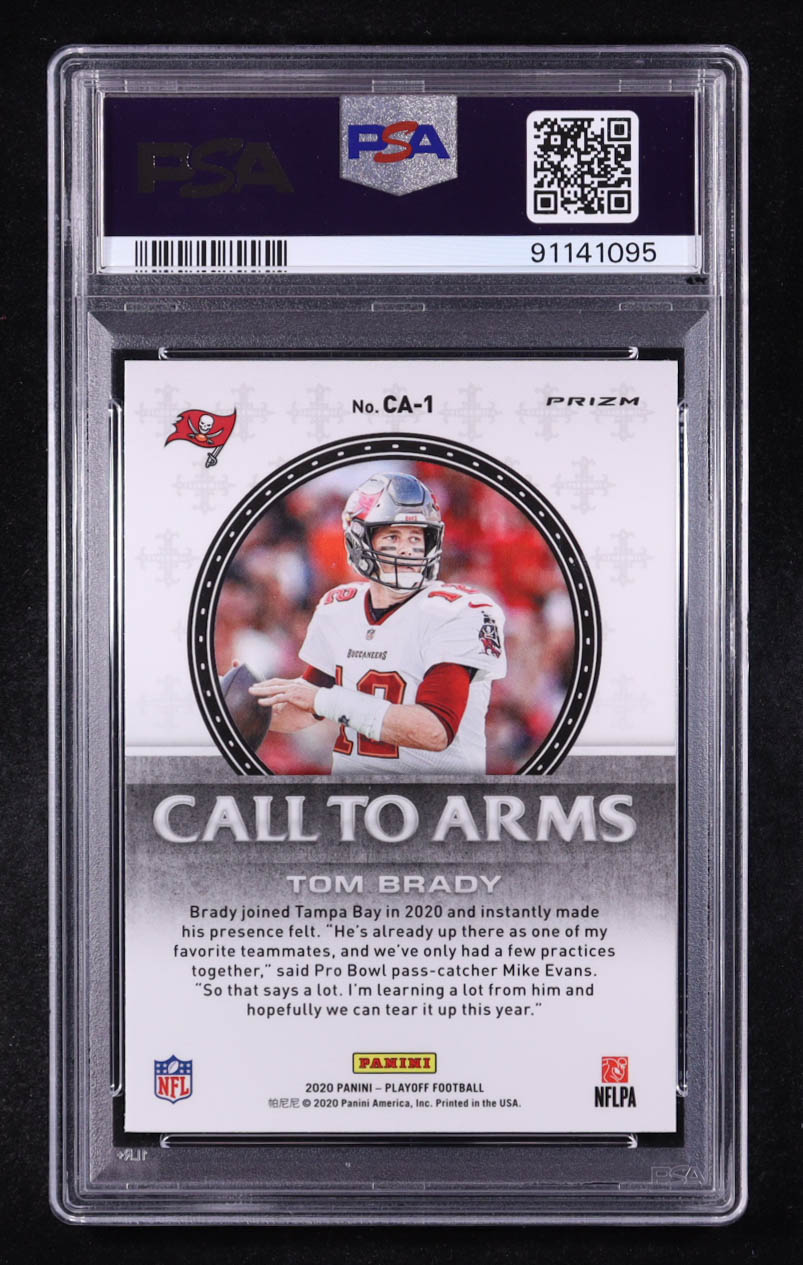 Tom Brady 2020 Playoff Call to Arms Silver #1 (PSA 10) at PristineAuction.com Tom Brady 2020 Playoff Call to Arms Silver #1 (PSA 10) at PristineAuction.com