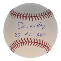 Don Mattingly Signed OML Baseball Inscribed "85 AL MVP" (PSA) at PristineAuction.com
