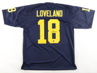 Colston Loveland Signed Jersey (Beckett) at PristineAuction.com