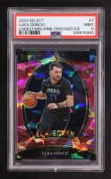 Luka Doncic 2023-24 Select Lodestars Pink Cracked Ice Prizms #7 #98/99 (PSA 9) at PristineAuction.com