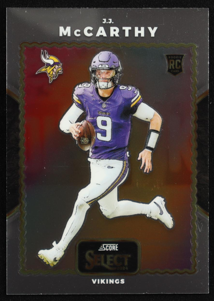 JJ McCarthy 2024 Select Score Select Throwback #17 RC