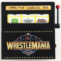 John Cena Signed LE 2025 WrestleMania Mini Slot Machine Belt Case Inscribed "Final WM Match" (Fanatics) at PristineAuction.com