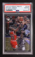 Michael Jordan 1999 Upper Deck Tribute to Michael Jordan #83 Reflections (PSA 10) at PristineAuction.com