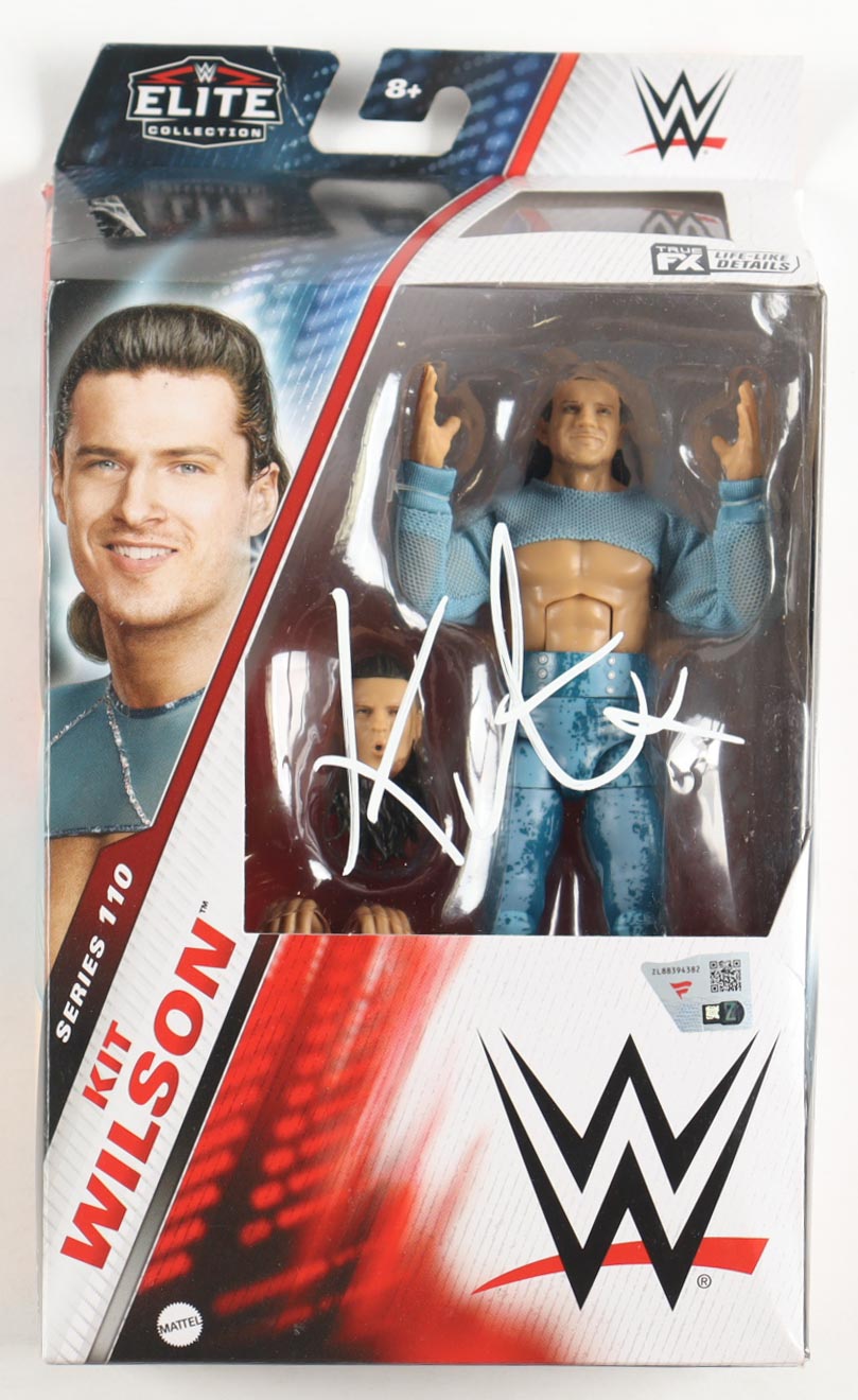 Kit Wilson Signed WWE Elite Collection Series 110 Action Figure (Fanatics) at PristineAuction.com Kit Wilson Signed WWE Elite Collection Series 110 Action Figure (Fanatics) at PristineAuction.com