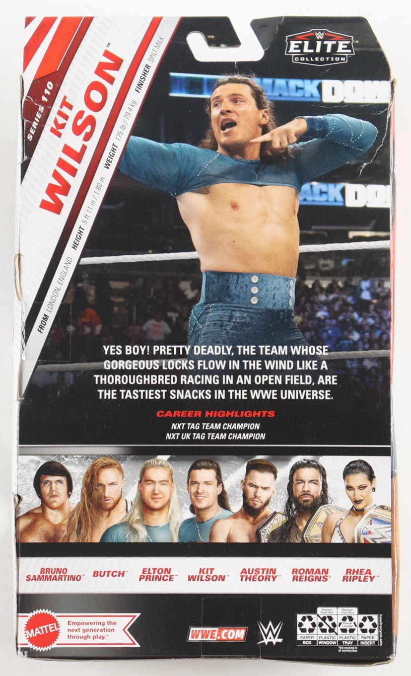 Kit Wilson Signed WWE Elite Collection Series 110 Action Figure (Fanatics) at PristineAuction.com Kit Wilson Signed WWE Elite Collection Series 110 Action Figure (Fanatics) at PristineAuction.com