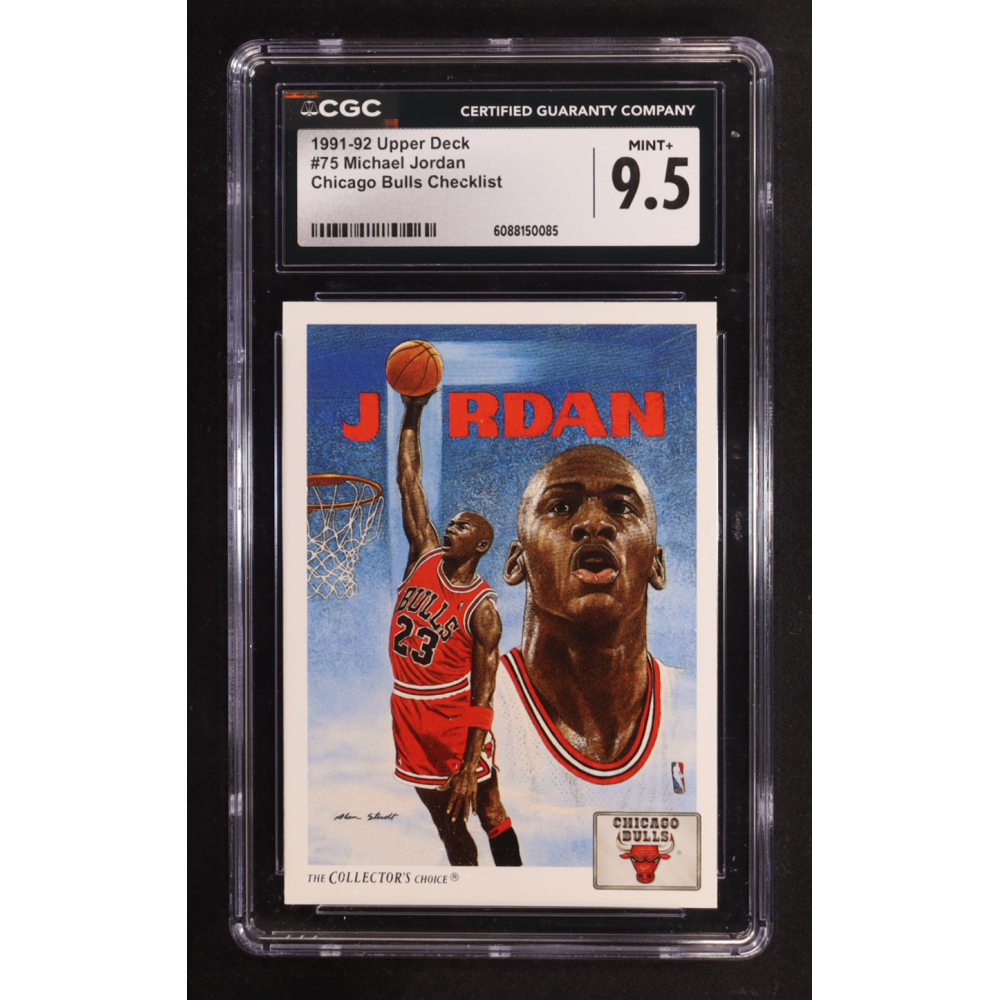 Michael Jordan 1991-92 Upper Deck #75 TC (CGC 9.5) at PristineAuction.com