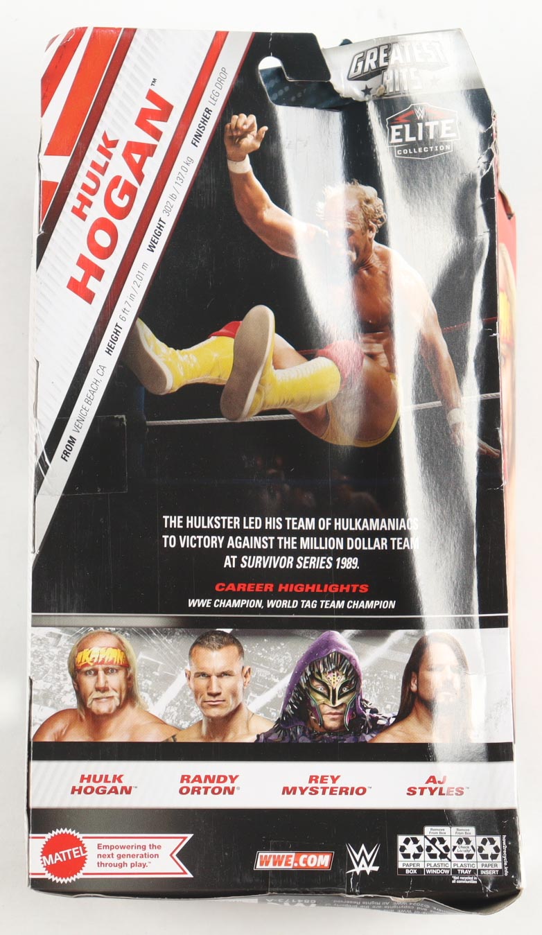 Hulk Hogan Signed WWE Greatest Hits Elite Collection Action Figure (Fanatics) at PristineAuction.com Hulk Hogan Signed WWE Greatest Hits Elite Collection Action Figure (Fanatics) at PristineAuction.com