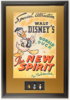 Disney "The New Spirit" Custom Framed Poster Print Display with Set of (3) Figurines at PristineAuction.com