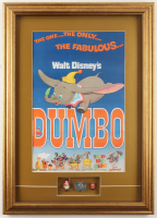 Walt Disney's "Dumbo" Custom Framed Poster Print Display with Set of (3) Figurines at PristineAuction.com