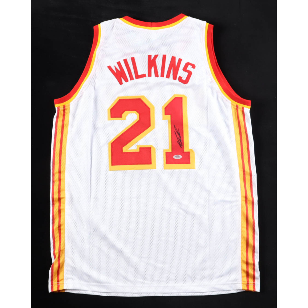 Dominique Wilkins Signed Jersey (PSA) at PristineAuction.com