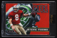 Steve Young 2024 Wild Card QB1 On the Clock Red Green #SY1 #12/18 at PristineAuction.com