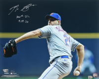 Max Scherzer Signed Mets 16x20 Photo Inscribed "200th Win 9.19.22" (MLB & Fanatics) at PristineAuction.com