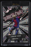 Lamine Yamal 2024 Wild Card Comix Barcelona! Silver Lazer #LY03 #3/4 RC at PristineAuction.com