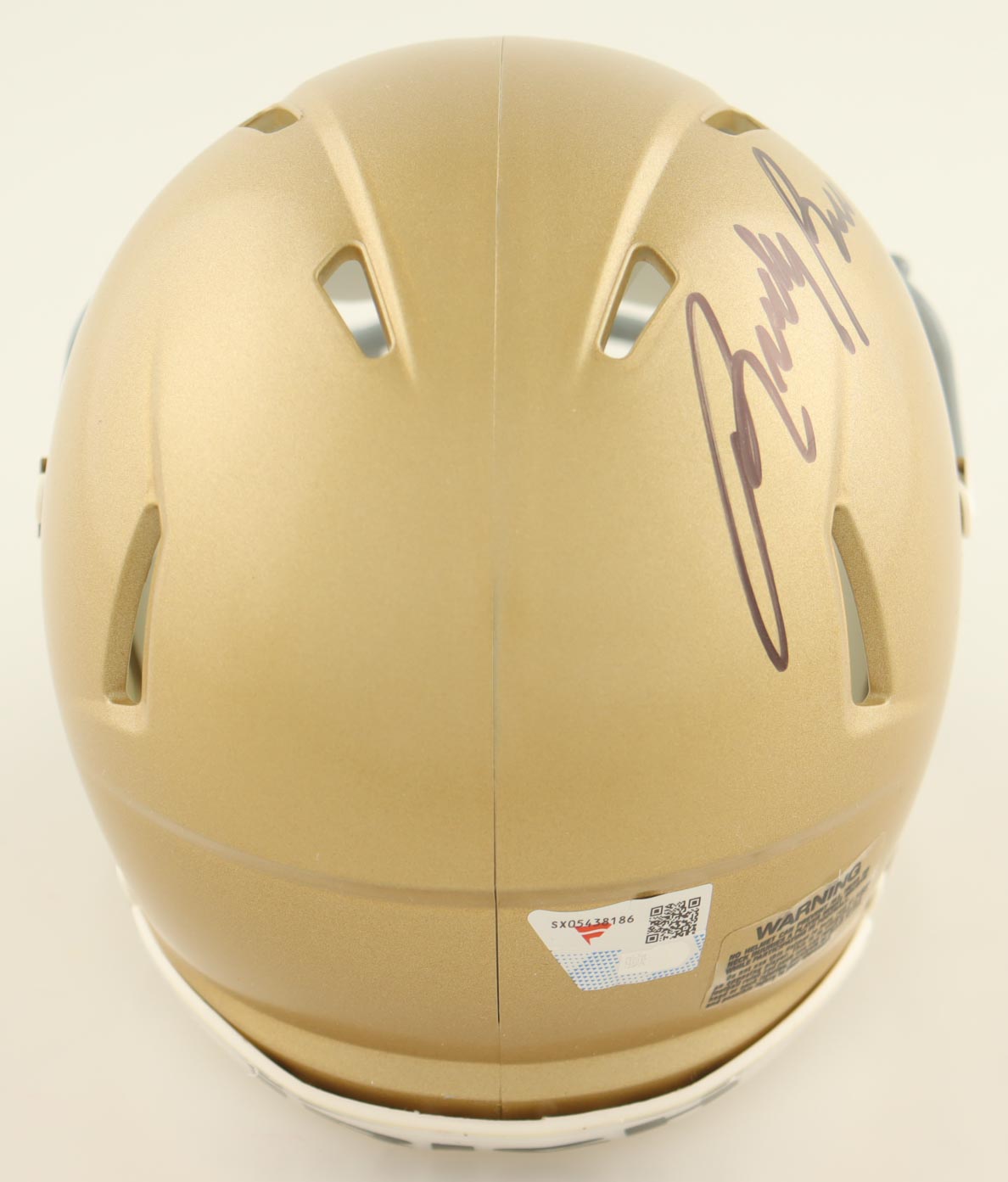 Rudy Ruettiger Signed Notre Dame Fighting Irish Speed Mini Helmet (Fanatics) at PristineAuction.com Rudy Ruettiger Signed Notre Dame Fighting Irish Speed Mini Helmet (Fanatics) at PristineAuction.com