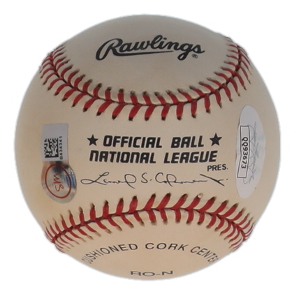 Stan "The Man" Musial Signed ONL Baseball Inscribed "HOF 69" (JSA & Sports Memorabilia) at PristineAuction.com Stan "The Man" Musial Signed ONL Baseball Inscribed "HOF 69" (JSA & Sports Memorabilia) at PristineAuction.com