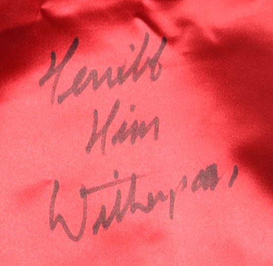 "Terrible" Tim Witherspoon Signed Boxing Trunks (JSA at PristineAuction.com "Terrible" Tim Witherspoon Signed Boxing Trunks (JSA at PristineAuction.com