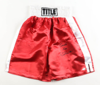 "Terrible" Tim Witherspoon Signed Boxing Trunks (JSA at PristineAuction.com