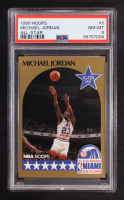 Michael Jordan 1990-91 Hoops #5 AS (PSA 8) at PristineAuction.com