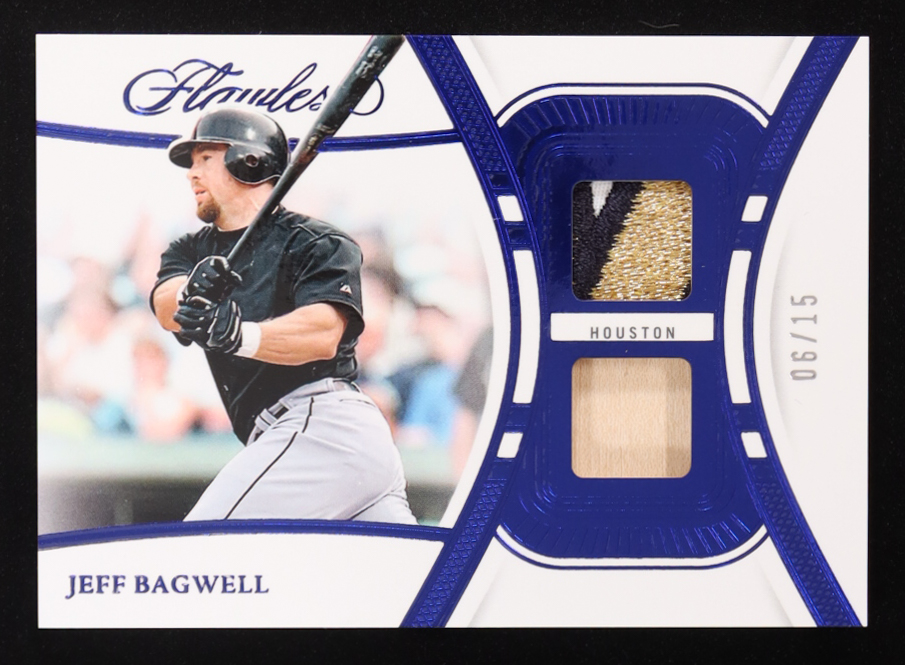 Jeff Bagwell 2024 Panini Flawless Dual Patches Sapphire #27 #06/15 at PristineAuction.com Jeff Bagwell 2024 Panini Flawless Dual Patches Sapphire #27 #06/15 at PristineAuction.com