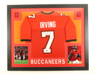 Bucky Irving Signed Custom Framed Jersey Display (Beckett) at PristineAuction.com