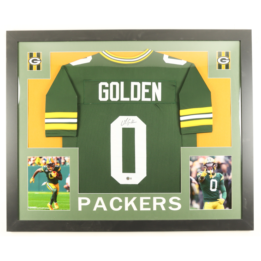 Matthew Golden Signed Custom Framed Jersey Display (Beckett) at PristineAuction.com