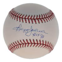 Reggie Jackson Signed OML Baseball Inscribed "HOF 93" (MLB) at PristineAuction.com
