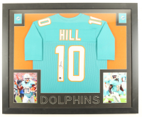 Tyreek Hill Signed Custom Framed Jersey Display (Beckett) at PristineAuction.com