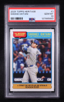 Shohei Ohtani 2025 Topps Heritage #1 RB (PSA 10) at PristineAuction.com