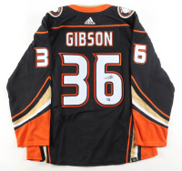 John Gibson Signed Ducks Adidas Authentic Jersey (Fanatics) at PristineAuction.com