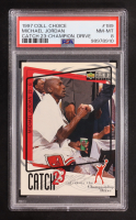 Michael Jordan 1997-98 Collector's Choice #189 Catch 23 Championship Drive (PSA 8) at PristineAuction.com