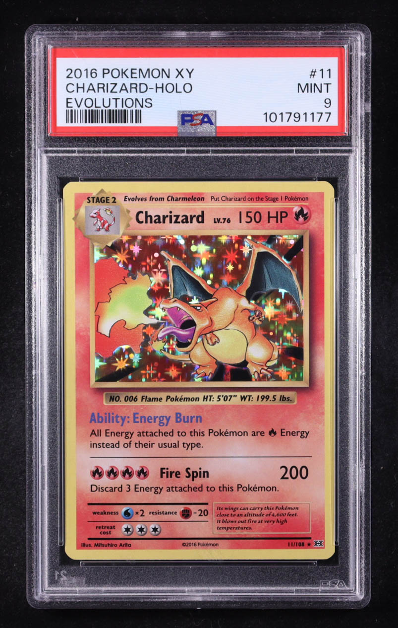 Charizard 2016 Pokemon XY Evolutions Holo #11 (PSA 9) at PristineAuction.com Charizard 2016 Pokemon XY Evolutions Holo #11 (PSA 9) at PristineAuction.com