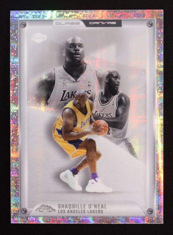 Shaquille O'Neal 2025-26 Topps Chrome Glass Canvas #GC11 at PristineAuction.com Shaquille O'Neal 2025-26 Topps Chrome Glass Canvas #GC11 at PristineAuction.com