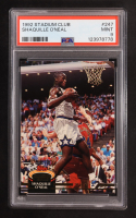 Shaquille O'Neal 1992-93 Stadium Club #247 RC (PSA 9) at PristineAuction.com