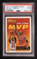 Michael Jordan 1991-92 Upper Deck International Italian #107 (PSA 9) at PristineAuction.com