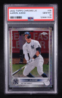 Aaron Judge 2022 Topps Chrome Logofractor #35 (PSA 10) at PristineAuction.com