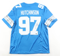 Aidan Hutchinson Signed Lions Nike Authentic Jersey (Fanatics) at PristineAuction.com
