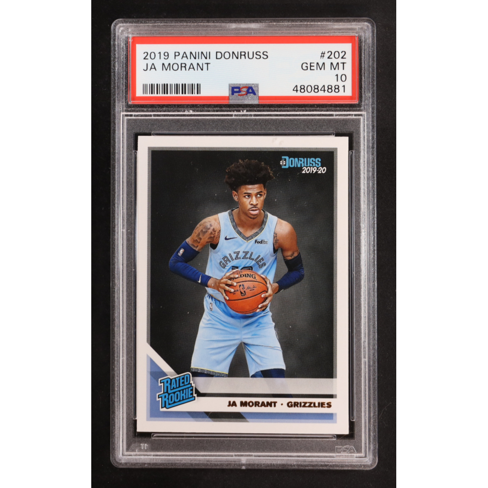 Ja Morant 2019-20 Donruss #202 RR RC (PSA 10) at PristineAuction.com