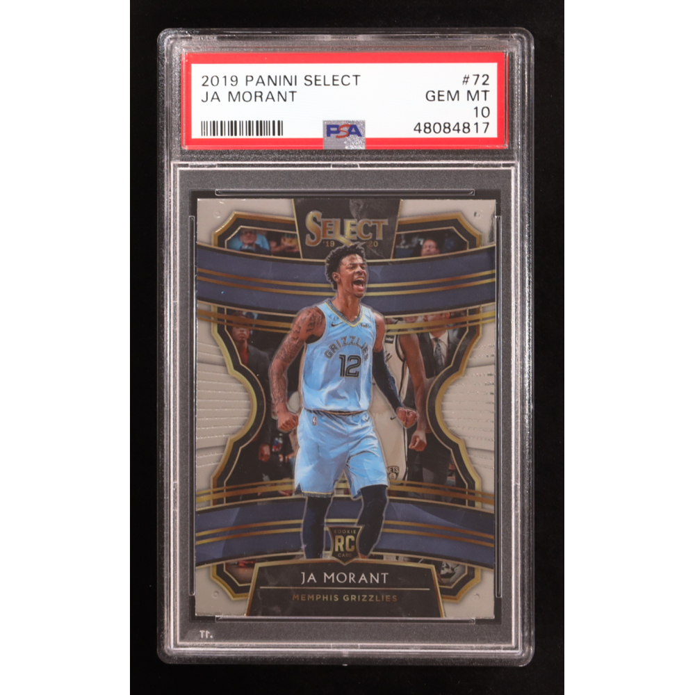 Ja Morant 2019-20 Panini Select #72 RC (PSA 10) at PristineAuction.com