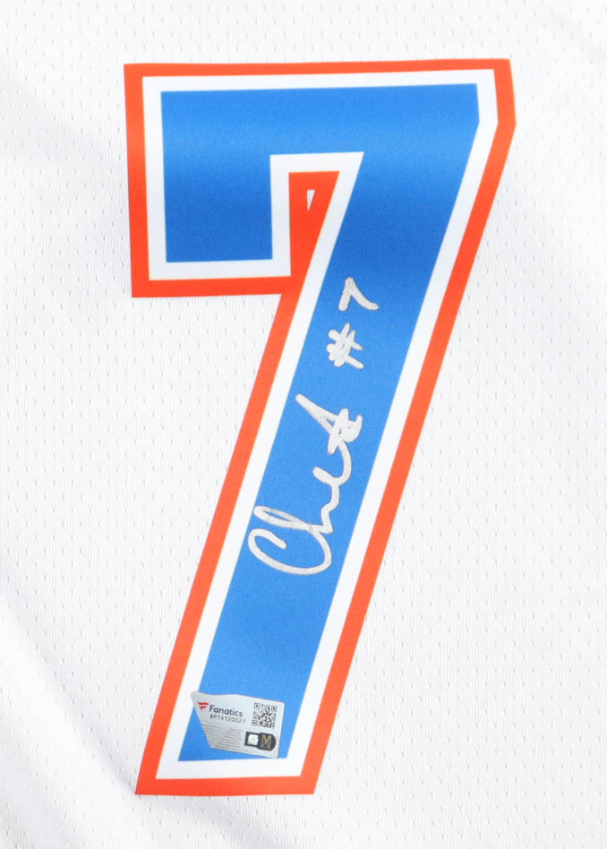 Chet Holmgren Signed Thunder Nike Authentic Jersey (Fanatics) at PristineAuction.com Chet Holmgren Signed Thunder Nike Authentic Jersey (Fanatics) at PristineAuction.com