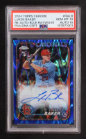 Luken Baker 2024 Topps Chrome Rookie Blue Raywave Auto #RA-LB RC #146/150 (PSA 10 | Autograph Graded PSA 10) at PristineAuction.com