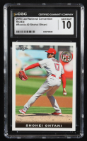 Shohei Ohtani 2018 Leaf National Convention Shohei Ohtani #Rookie02 RC (CGC 10) at PristineAuction.com