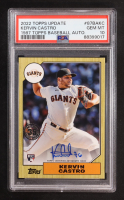 Kervin Castro 2022 Topps Update 1987 Topps Baseball 35th Anniversary Auto #87BAKC RC (PSA 10) at PristineAuction.com