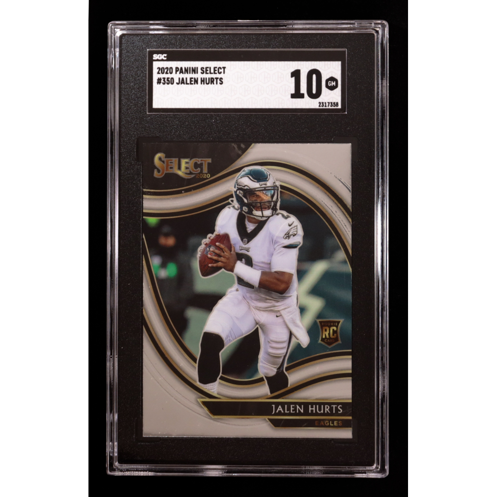 Jalen Hurts 2020 Panini Select #350 RC (SGC 10) at PristineAuction.com